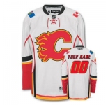 Customized Calgary Flames Jersey White Road Man Hockey