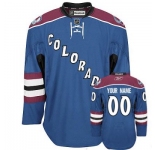 Customized Colorado Avalanche Jersey Blue Thrid Man Hockey