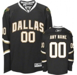 Customized Dallas Stars Jersey Black Home Man Hockey
