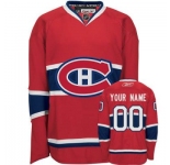 Customized Montreal Canadiens Jersey Red Home Man Hockey