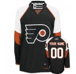 Customized Philadelphia Flyers Jersey Black Third Man Hockey