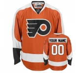 Customized Philadelphia Flyers Jersey Orange Home Man Hockey