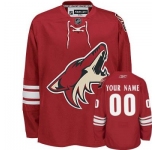 Customized Phoenix Coyotes Jersey Red Home Man Hockey