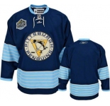 Customized Pittsburgh Penguins Jersey Dark Blue 2011 Winter Classic Man Hockey