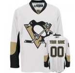 Customized Pittsburgh Penguins Jersey White Road Man Hockey