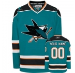 Customized San Jose Sharks Jersey Blue Home Man Hockey