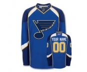 Customized St Louis Blues Jersey Blue Home Man Hockey