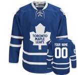 Customized Toronto Maple Leafs Jersey Blue Home Man Hockey