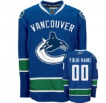 Customized Vancouver Canucks Jersey Blue Home Man Hockey