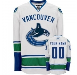 Customized Vancouver Canucks Jersey White Road Man Hockey