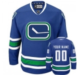 Customized Vancouver Canucks Jerseys Blue Third Man Hockey
