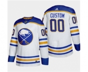 Men's Buffalo Sabres Custom 2020-21 Away Authentic Player Stitched Hockey Jersey White