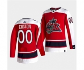 Men's Columbus Blue Jackets 2020-21 Custom Name Number Size Hockey Stitched Jersey