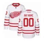 Men's Detroit Red Wings Reebok White 2017 Centennial Classic Premier Hockey Custom Jersey