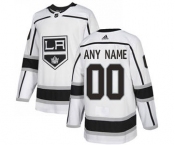 Men's Kings Personalized White Road Hockey Jersey