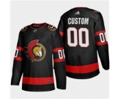 Men's Ottawa Senators Custom 2020-21 Authentic Player Home Stitched Hockey Jersey Black