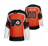 Men's Philadelphia Flyers Custom Orange 2020-21 Alternate Authentic Player Hockey Jersey