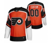 Men's Philadelphia Flyers Custom Orange 2020-21 Alternate Authentic Player Hockey Jersey