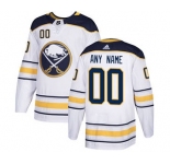 Men's Sabres Personalized White Road Hockey Jersey
