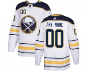 Men's Sabres Personalized White Road Hockey Jersey