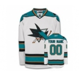 San Jose Sharks Personalized White Jersey