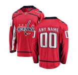 Washington Capitals Customized Fanatics Branded Red Home Breakaway NHL Jersey