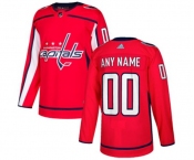 Youth Adidas Washington Capitals Customized Premier Red Home NHL Jersey