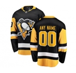 Youth Pittsburgh Penguins Customized Fanatics Branded Black Home Breakaway NHL Jersey
