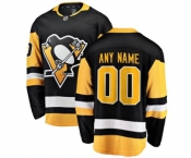 Youth Pittsburgh Penguins Customized Fanatics Branded Black Home Breakaway NHL Jersey
