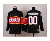 customized team canada jerseys black[2014 winter olympics]