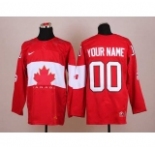 customized team canada jerseys red[2014 winter olympics]