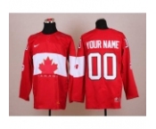 customized team canada jerseys red[2014 winter olympics]