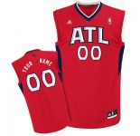 Customized Atlanta Hawks Jersey New Revolution 30 Red Basketball