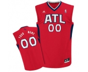 Customized Atlanta Hawks Jersey New Revolution 30 Red Basketball