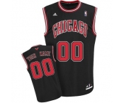 Customized Chicago Bulls Jersey New Revolution 30 Black Basketball