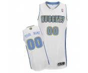 Customized Denver Nuggets Jersey Revolution 30 White Home Basketball
