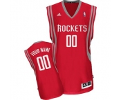 Customized Houston Rockets Jersey Revolution 30 Swingman Red Road Basketball