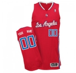 Customized Los Angeles Clippers Jersey Revolution 30 Red Road Basketball
