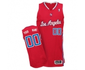 Customized Los Angeles Clippers Jersey Revolution 30 Red Road Basketball