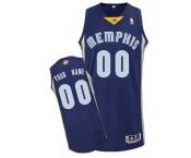 Customized Memphis Grizzlies Jersey Revolution 30 Custom Dark Blue Road Basketball