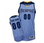 Customized Memphis Grizzlies Jersey Revolution 30 Custom Light Blue Basketball