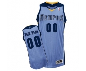 Customized Memphis Grizzlies Jersey Revolution 30 Custom Light Blue Basketball