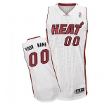 Customized Miami Heat Jersey Revolution 30 White Home Basketball