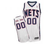 Customized New Jersey Nets Jersey New Nets Revolution 30 White Basketball