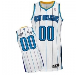 Customized New Orleans Hornets Jersey Revolution 30 White Home Basketball
