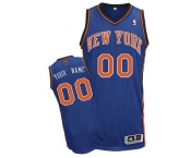 Customized New York Knicks Jersey Revolution 30 Blue Road Basketball