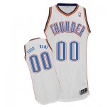 Customized Oklahoma City Thunder Jersey Revolution 30 White Home Basketball