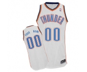 Customized Oklahoma City Thunder Jersey Revolution 30 White Home Basketball