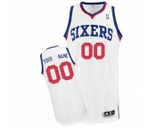 Customized Philadelphia 76ers Jersey Revolution 30 White Home Basketball