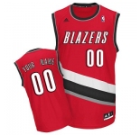 Customized Portland Trail Blazers Jersey New Revolution 30 Red Basketball